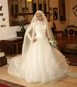 wedding dresses with hijab