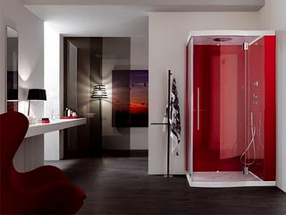 Red-Shower-Cabin