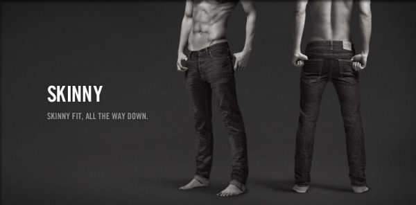 abercrombie & fitch skinny jeans mens