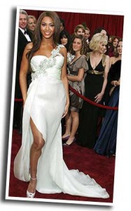 Beyonce wedding dress at Oscar
