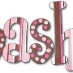 Hand Painted Wood Letters for Nurseries and Children's Rooms