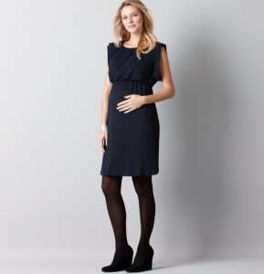 trendy maternity short black dresses_3