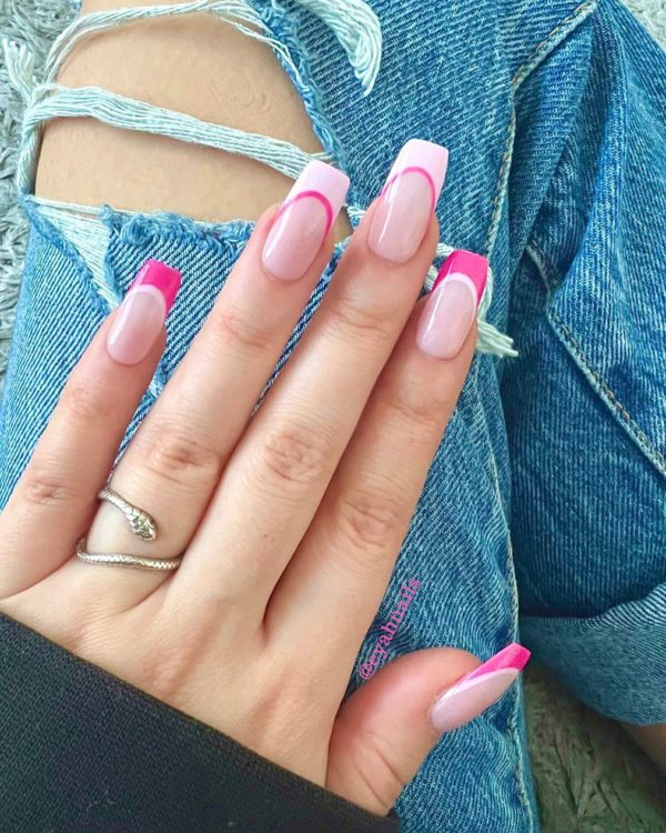 Pink Summer Nail Design_03