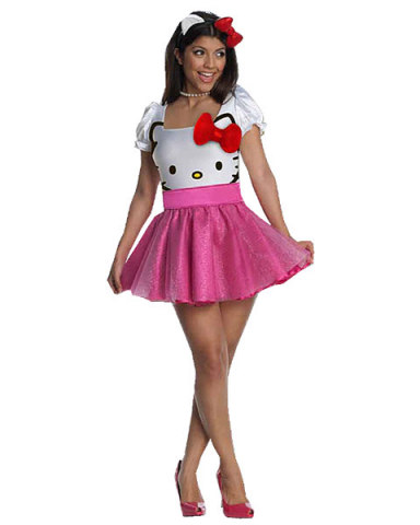 Womens Halloween Costume Ideas Hello Kitty Adult Costume