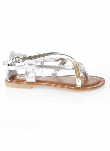 Bare Feet Shoes Strappy Flat Thong Sandals By Bamboo