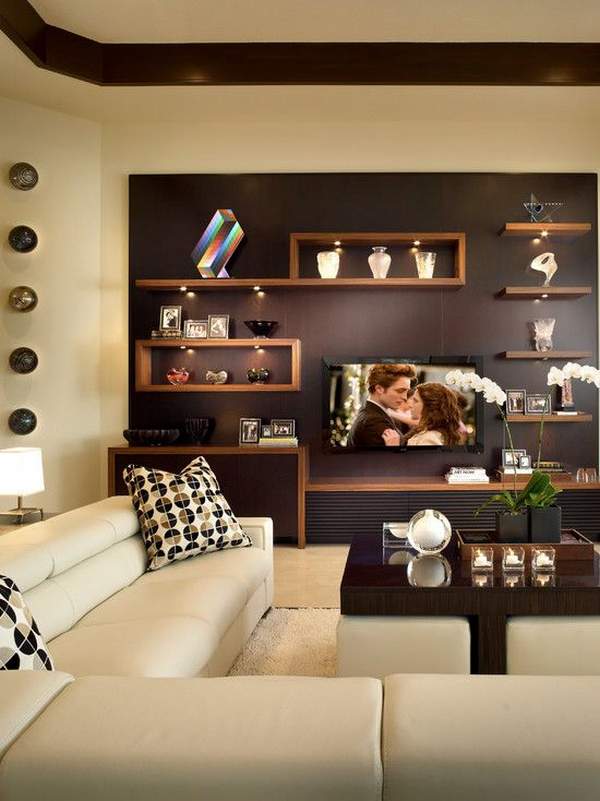 Modern Living Room Wall Unit Ideas
