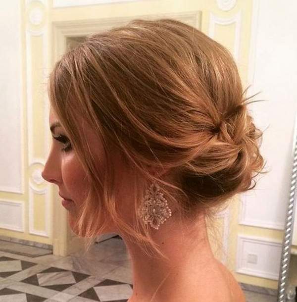 Messy Bun For Short Hair - Prom Hairstyles