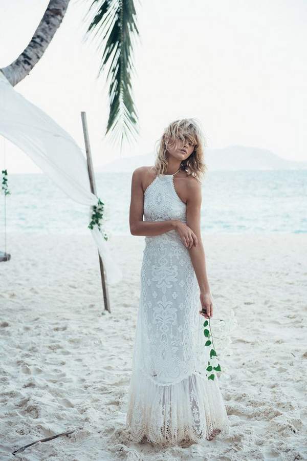 Bohemian Beach Wedding Dresses