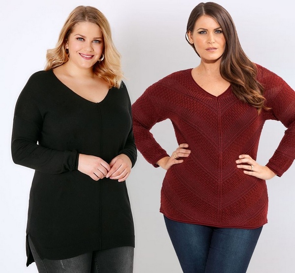 Plus size clothing for winter 2019_Knitted Jumpers_03