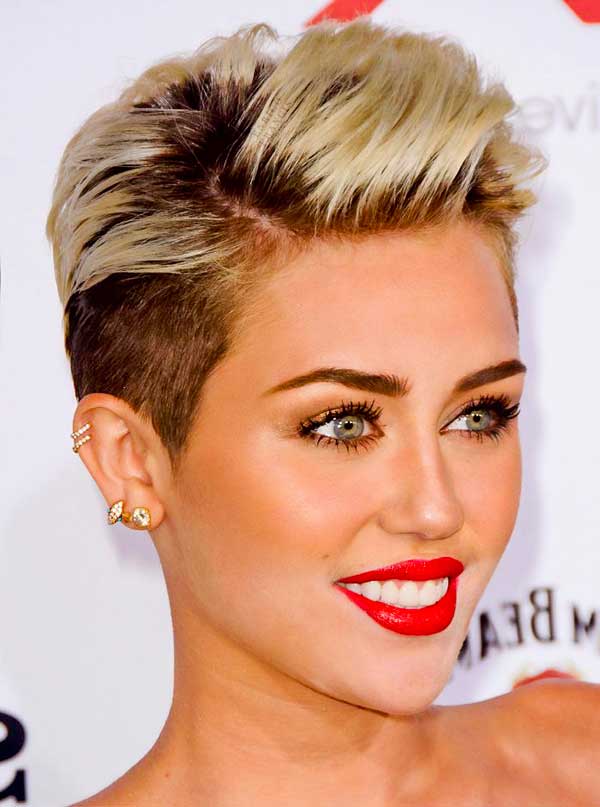 Miley Cyrus Pixie Haircuts