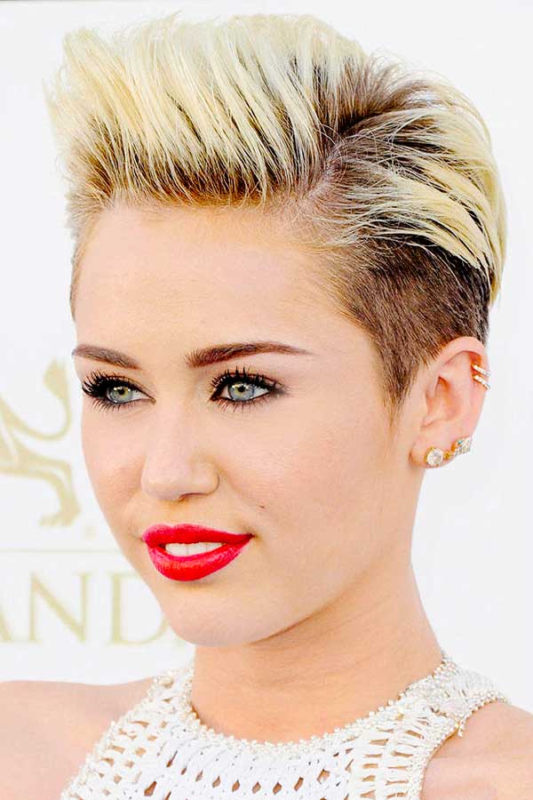 Miley Cyrus Pixie Haircut