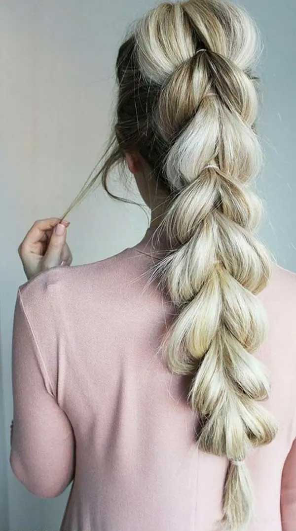 cute ponytail hairstyles for long hair