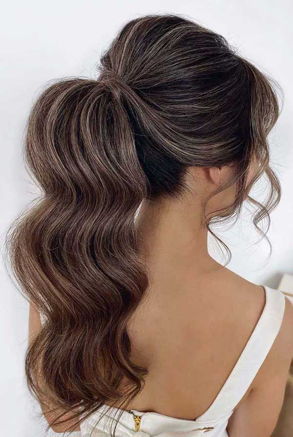 easy ponytail hairstyles for long hair